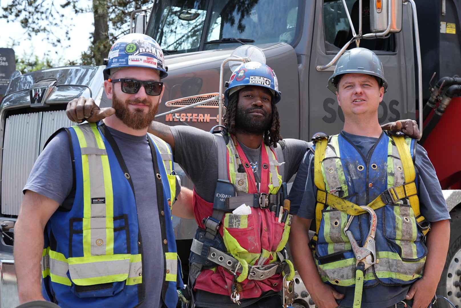 Our crew, Gibson Art Museum, Burnaby.